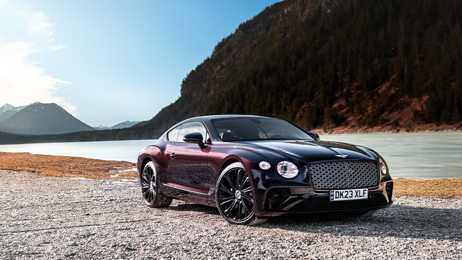 front three-quarter view of a Bentley Continental