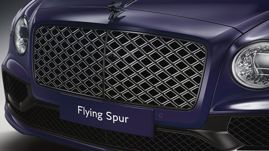 front grille of a Bentley Flying Spur