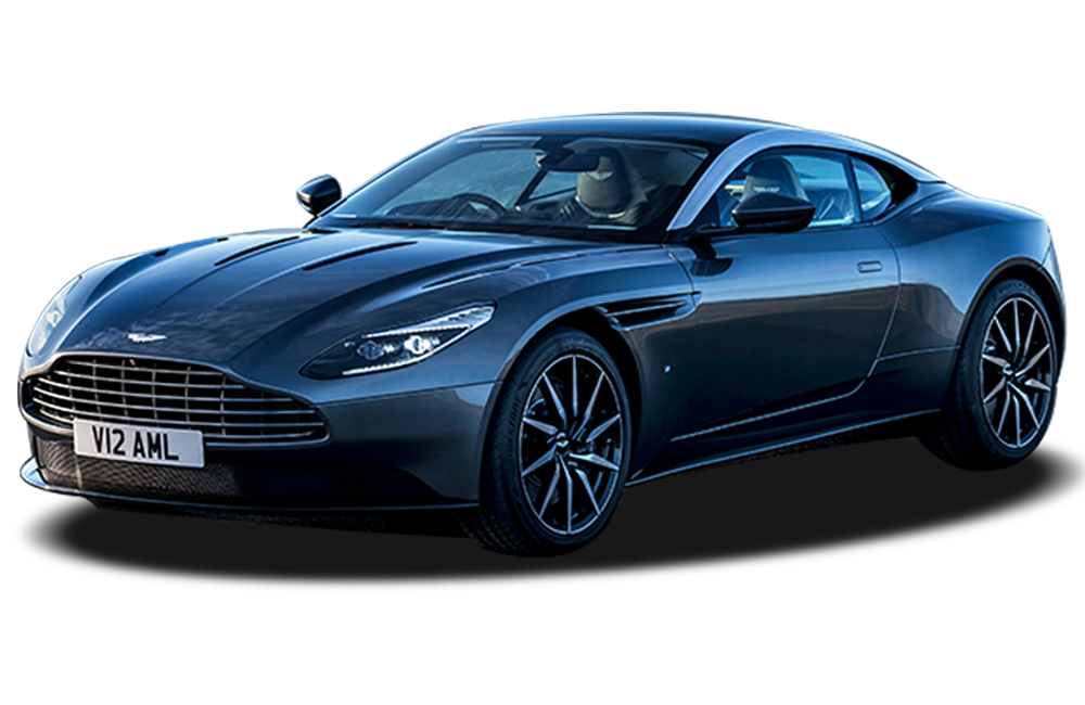 front three-quarter view of an Aston Martin DB11