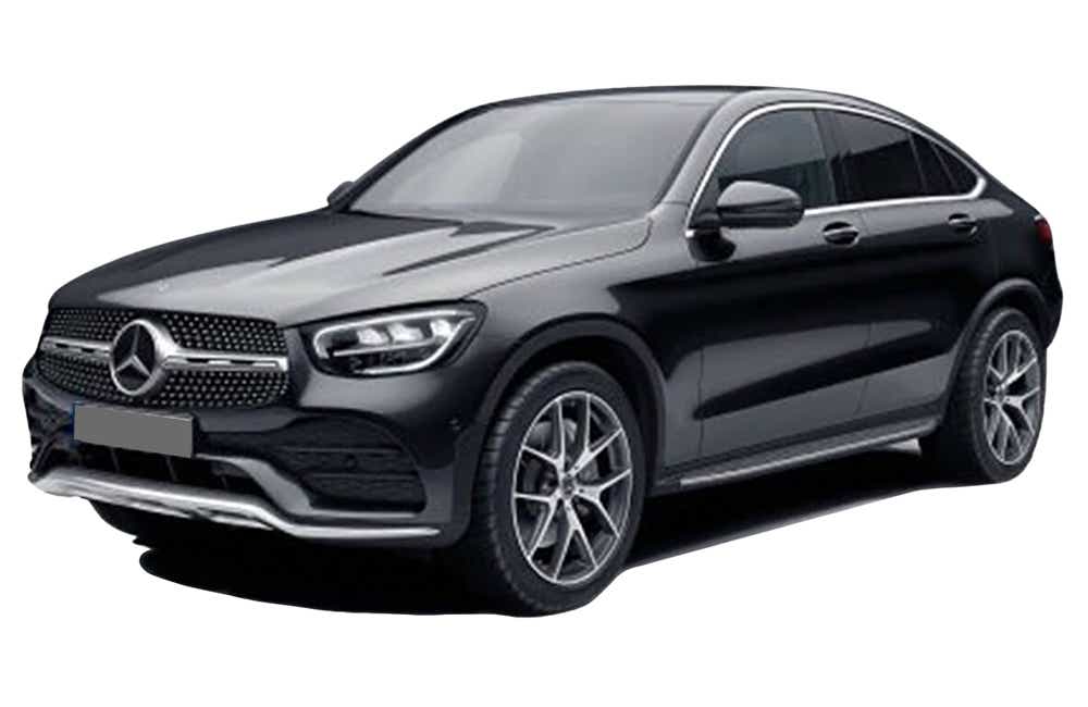 front three-quarter of a Mercedes-Benz GLC Coupe