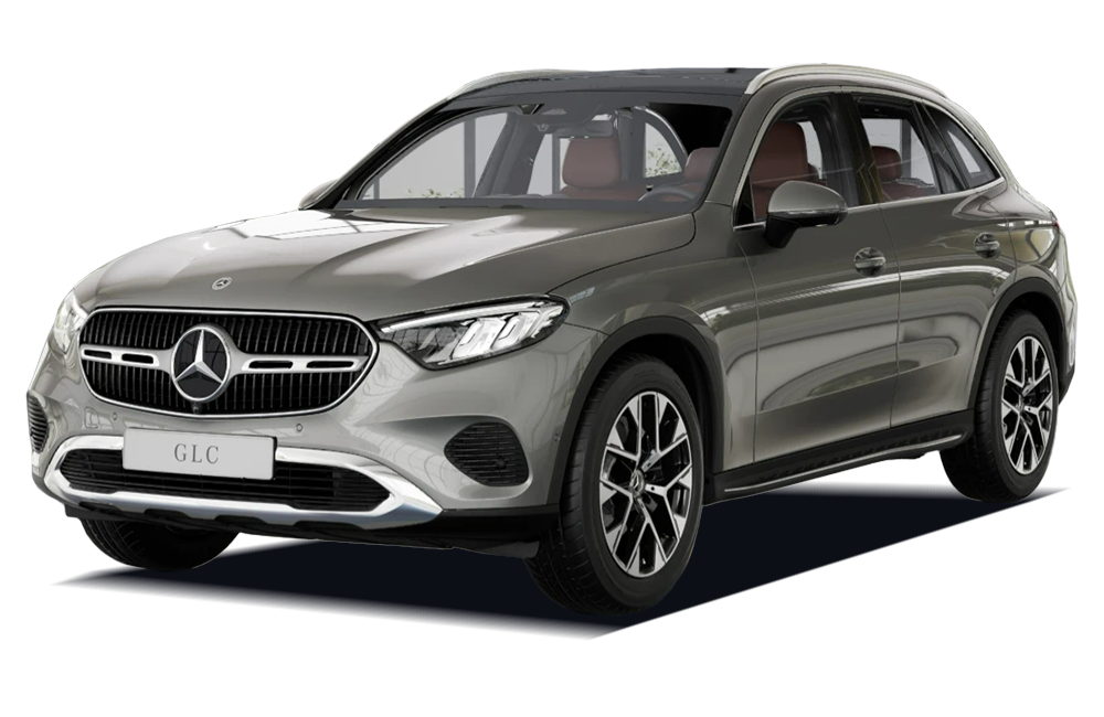 front three-quarter view of a Mercedes-Benz GLC