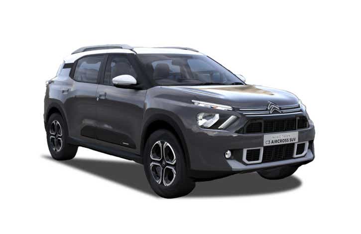 front three-quarter view of a Citroen Aircross SUV