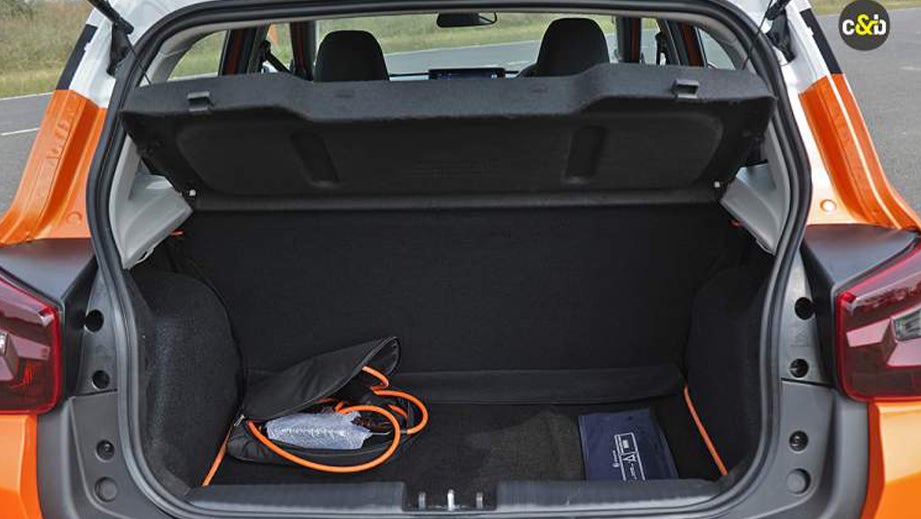 Boot space of a Citroen eC3
