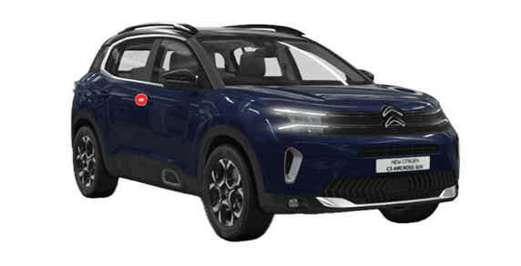 front three-quarter of a Citroen C5 Aircross