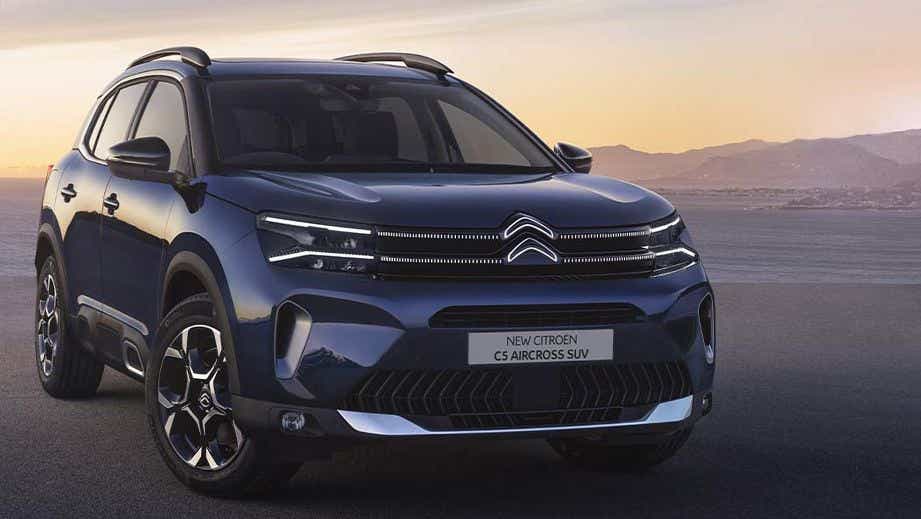 Front view of a Citroen C5 Aircross