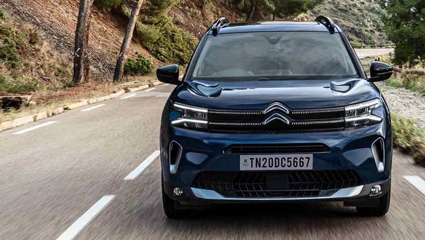 Front view of a Citroen C5 Aircross