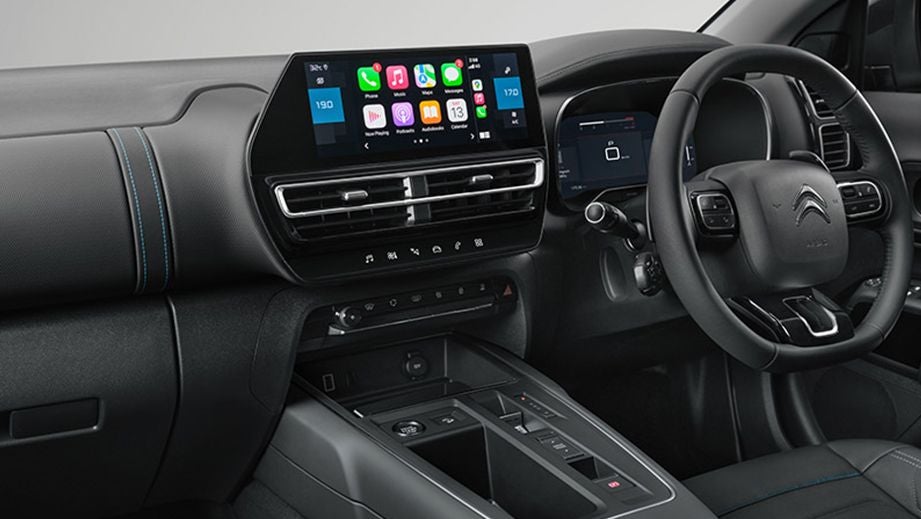 interior dashboard of a Citroen C5 Aircross
