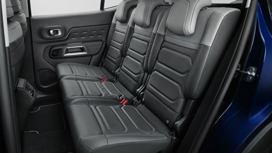 rear seats of a Citroen C5 Aircross