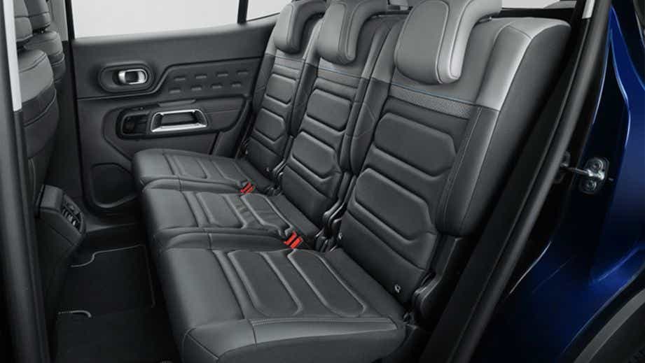 rear seats of a Citroen C5 Aircross