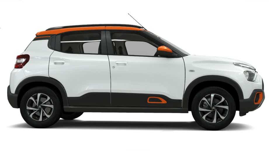 side view of a Citroen C3