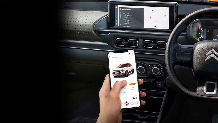 Interior dashboard of a Citroen C3