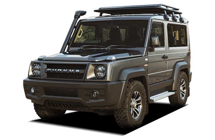 front three-quarter view of a Force Gurkha