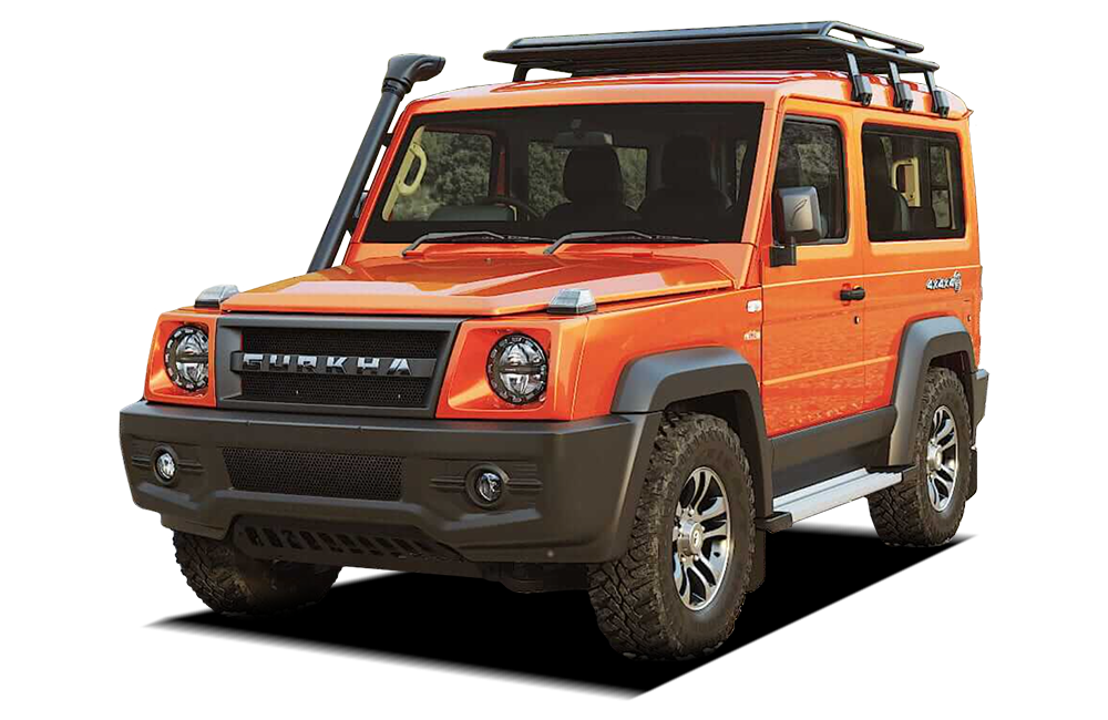 front three-quarter view of a Orange Force Gurkha