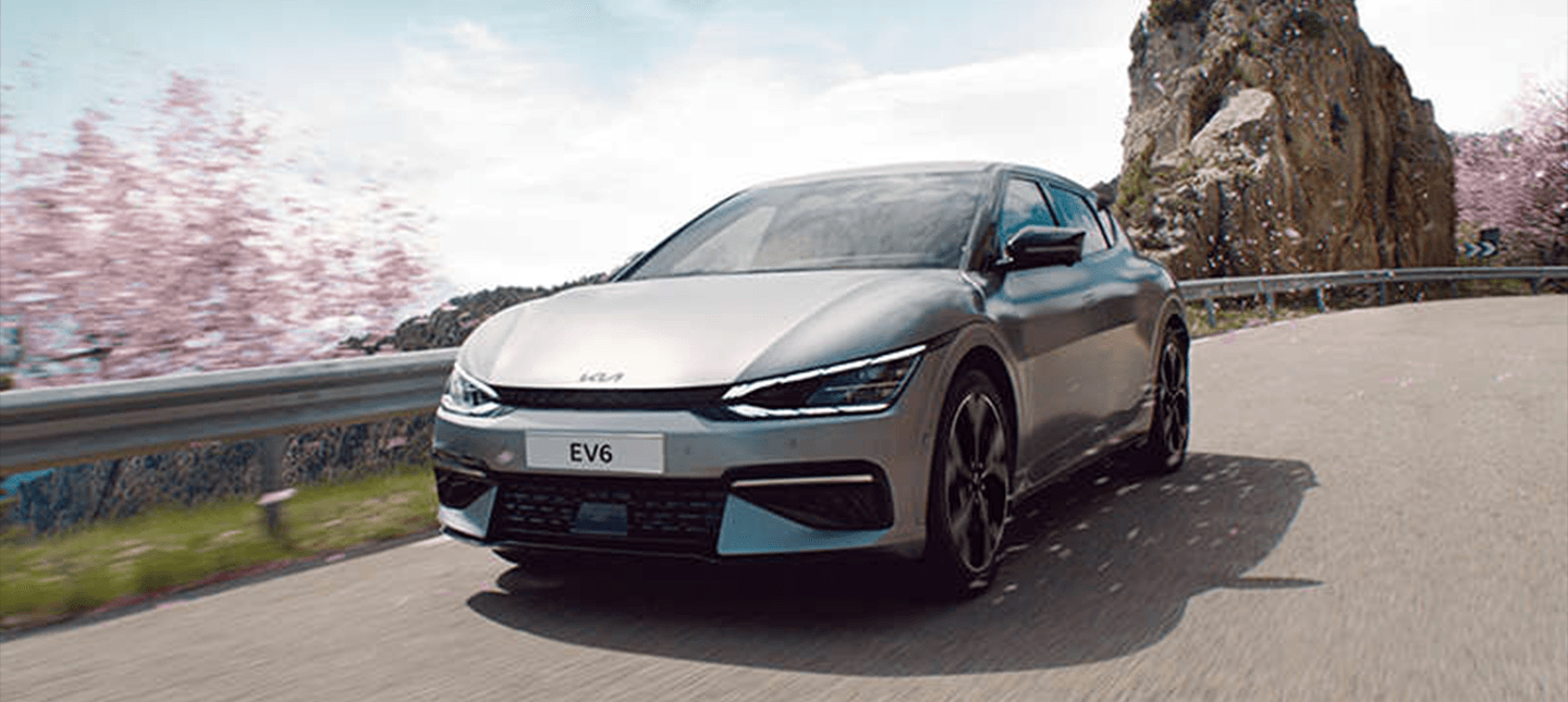 front view of a Kia EV6 2022-2024