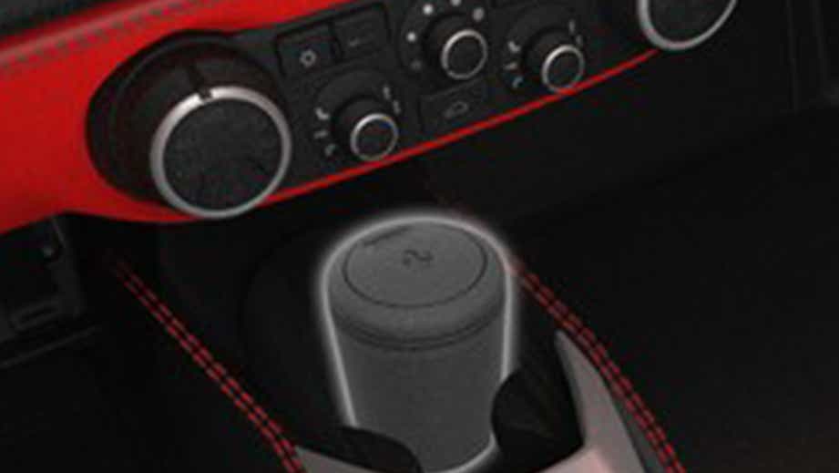 center console and controls of a Ferrari F8 Tributo
