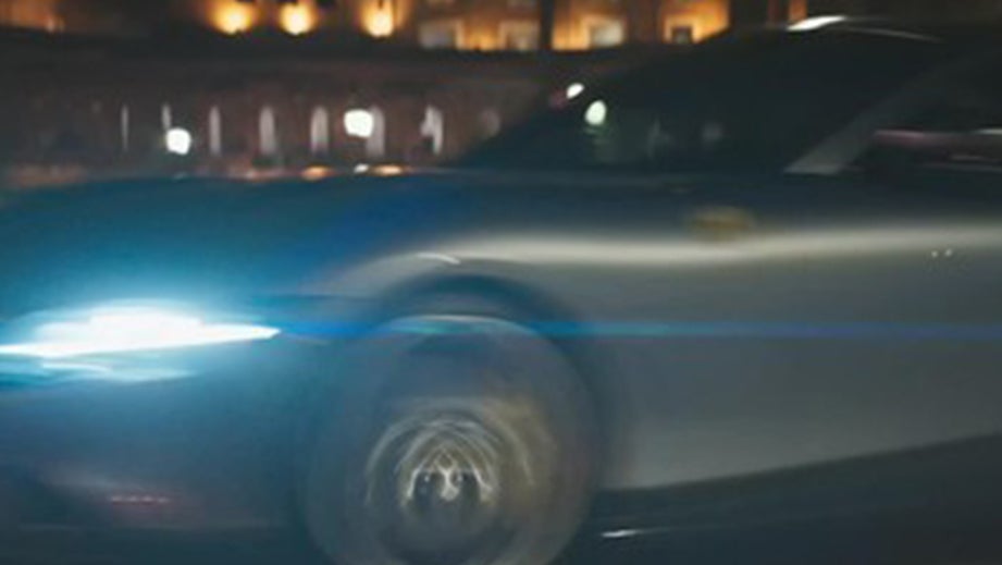 front side view of a Ferrari Roma