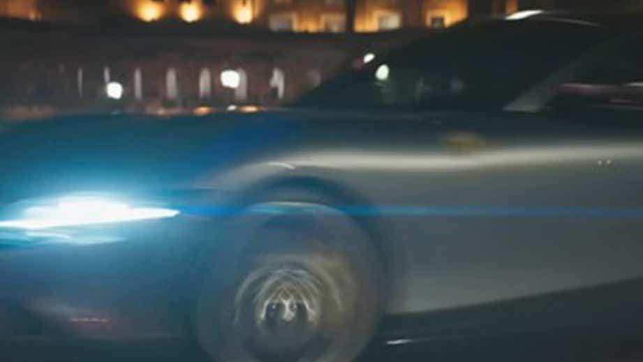 front side view of a Ferrari Roma