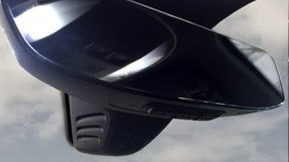 side mirror close-up of a Ferrari SF90 Stradale