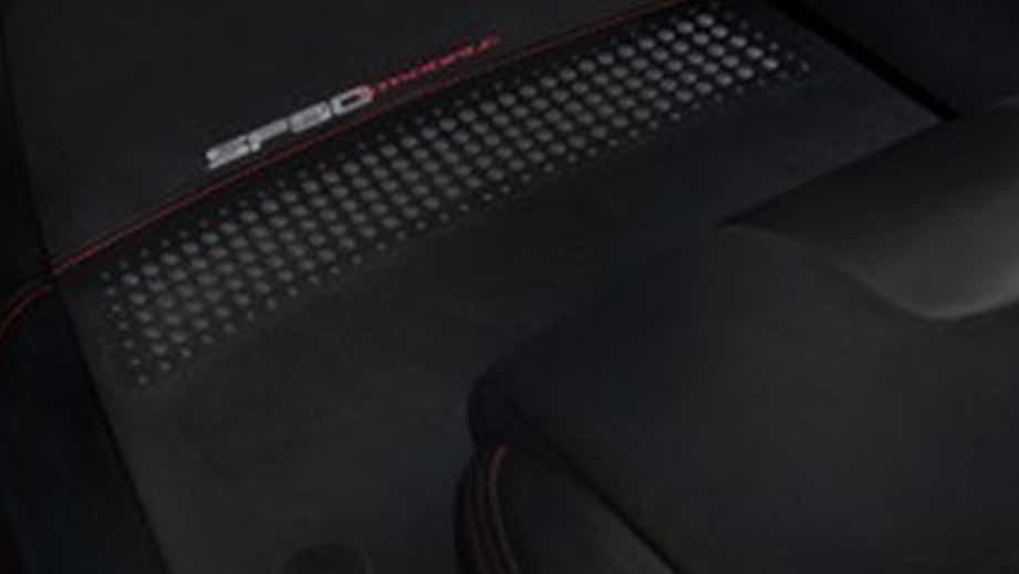 interior detail of a Ferrari SF90 Stradale