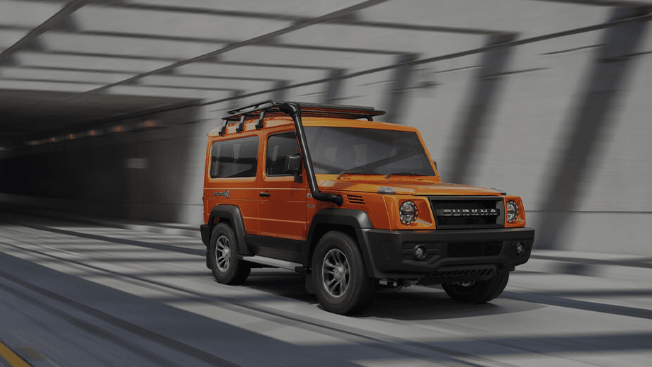 front three-quarter view of a Orange Force Gurkha