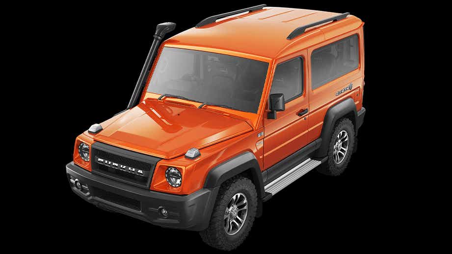 front three-quarter view of a Orange Force Gurkha