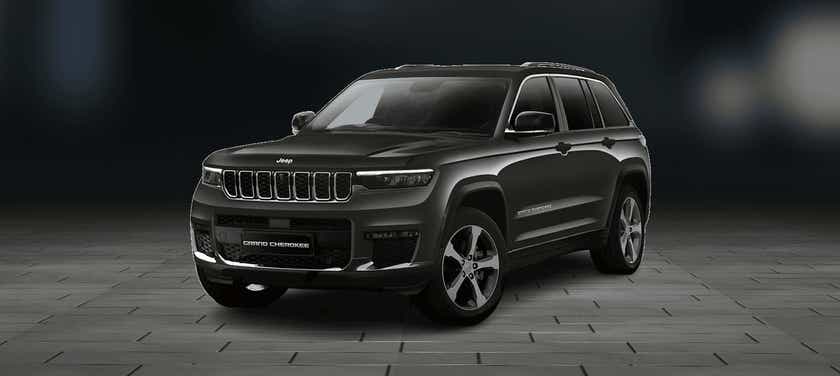 Front three-quarter view of a Jeep Grand Cherokee