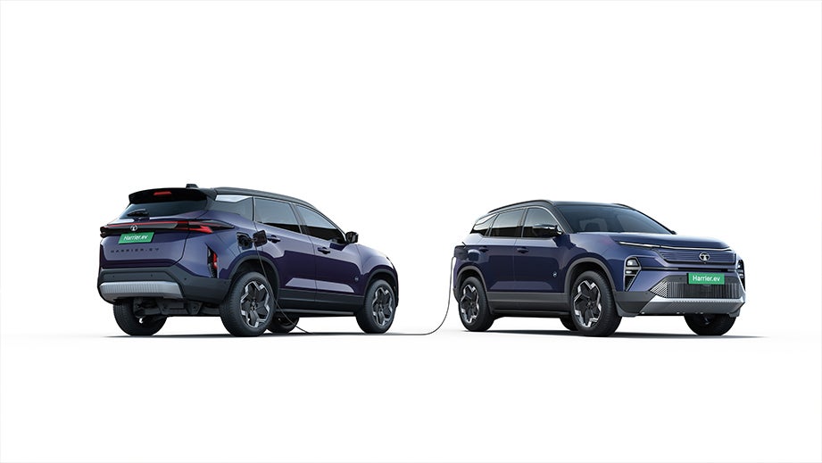 Tata Harrier EV Vehicle to Vehicle Charging
