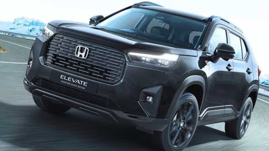 Front three-quarter view of a Honda Elevate