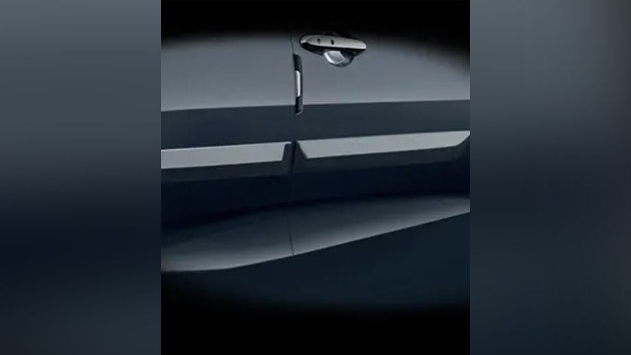 Side door handle view of a Honda Amaze 2022-2023