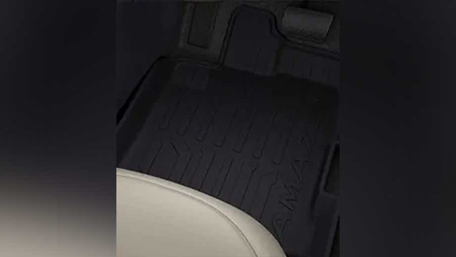 front floor mat close-up of a Honda Amaze 2022-2023