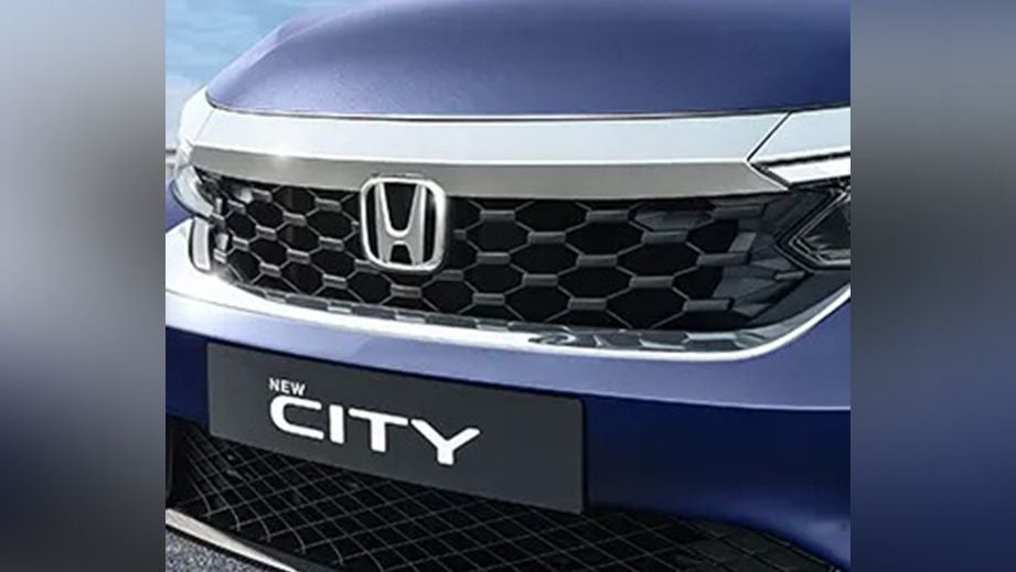 Front grille view of a Honda City