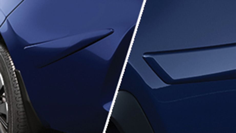 close-up of a Honda City exterior fender detail