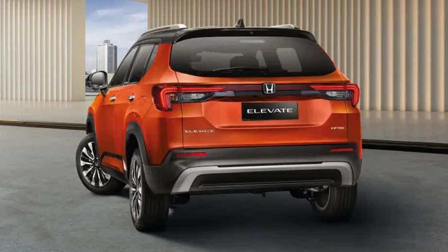 rear view of a Honda Elevate