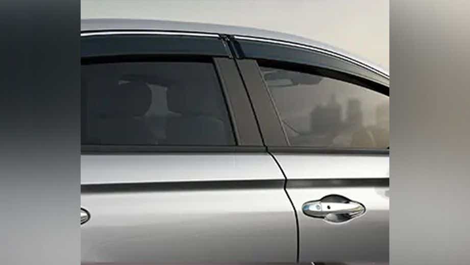 Side door and window view of a Honda City Hybrid