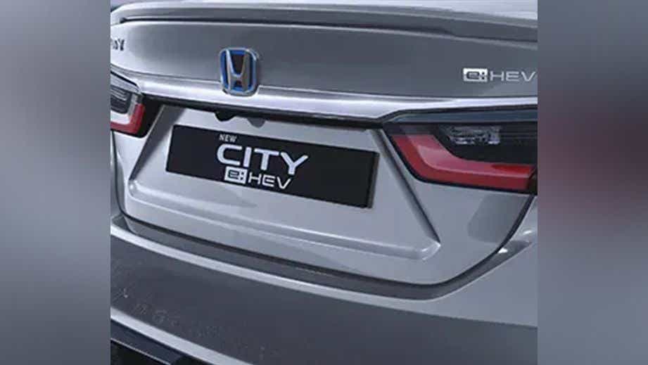 rear view of a Honda City Hybrid
