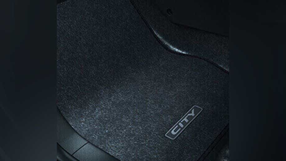 floor mat close-up of a Honda City