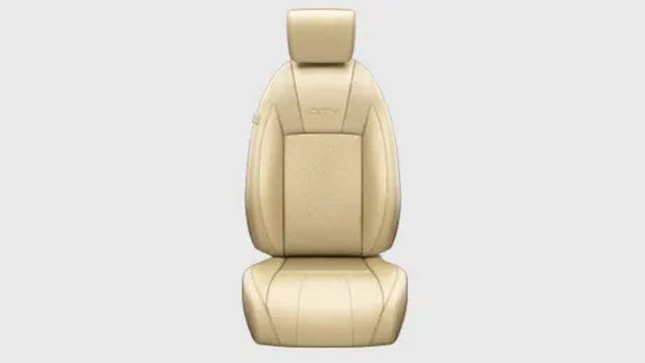 Front seat of a Honda City