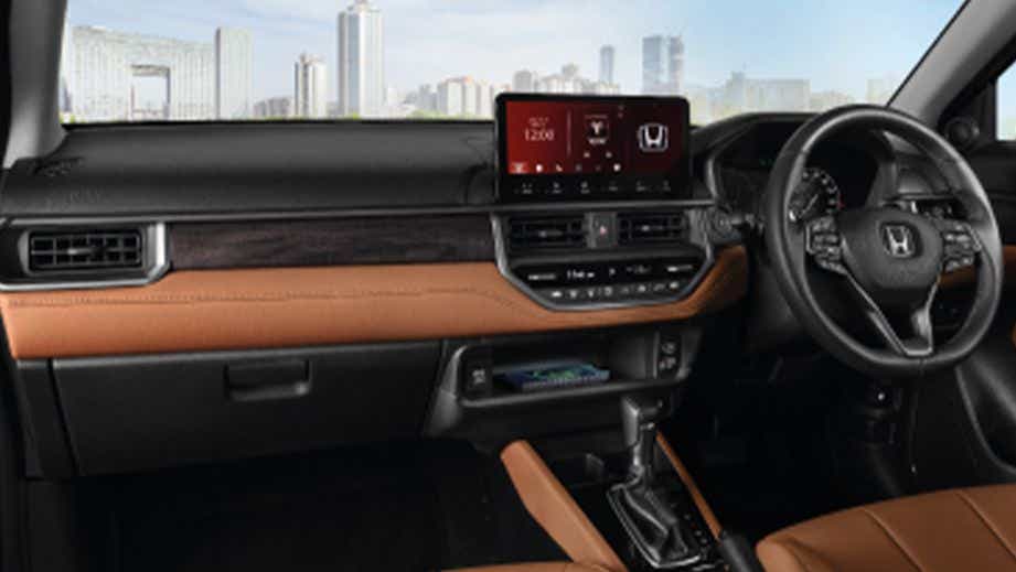 interior dashboard of a Honda Elevate