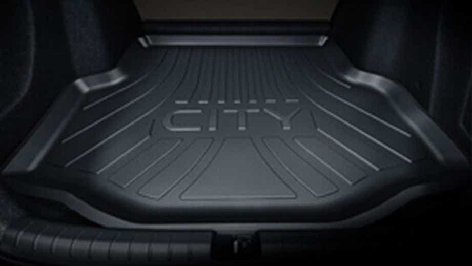 Boot mat view of a Honda City