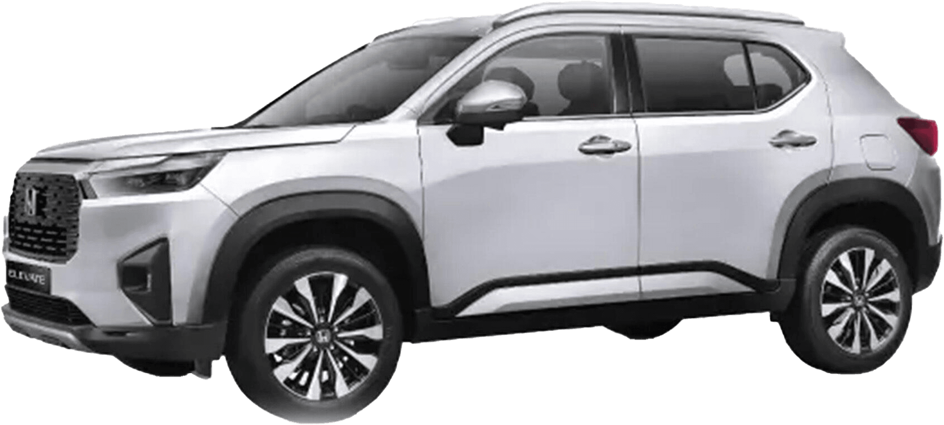 front three-quarter view of a Honda Elevate