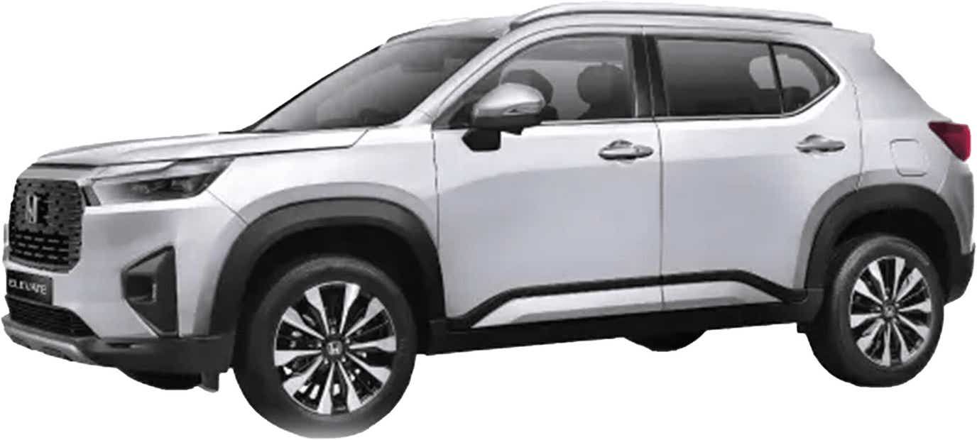 front three-quarter view of a Honda Elevate