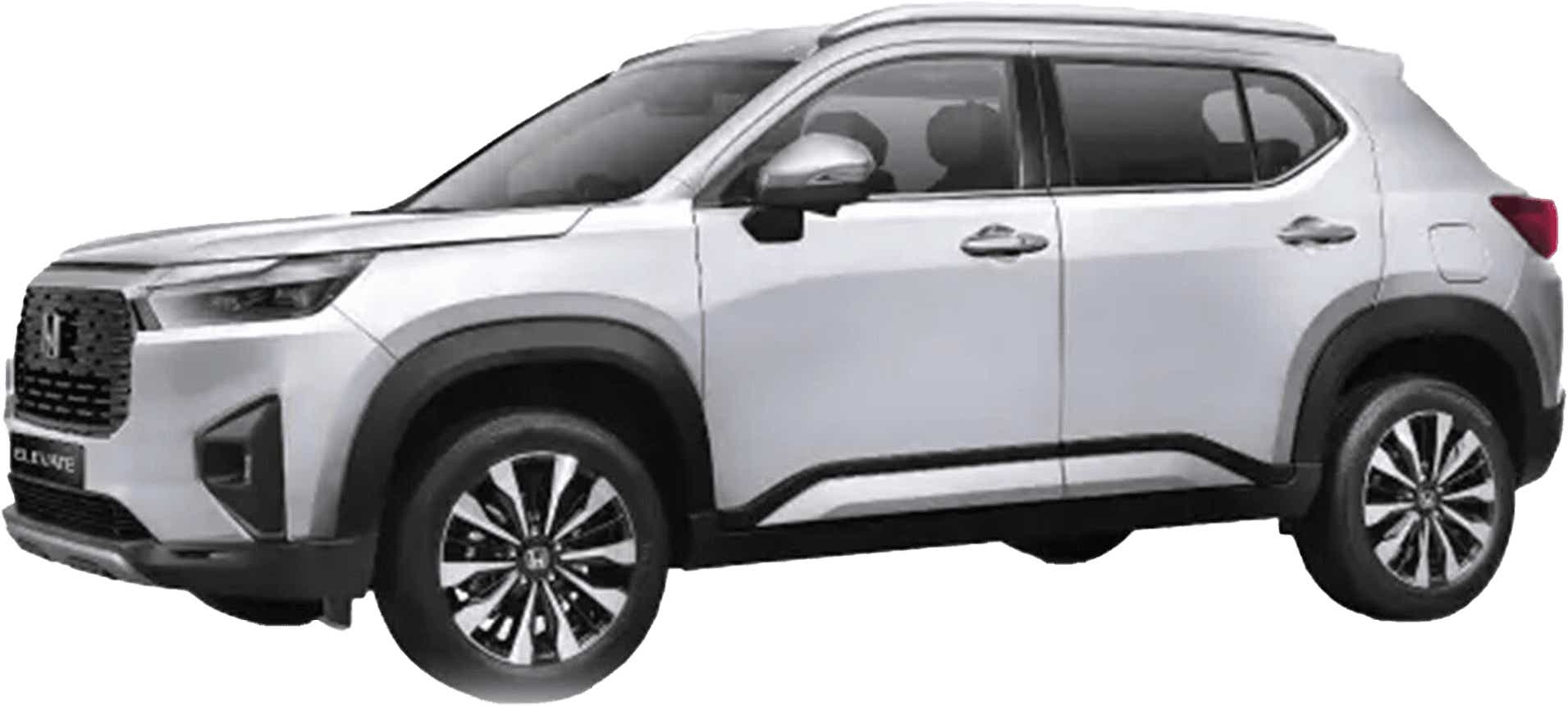 front three-quarter view of a Honda Elevate