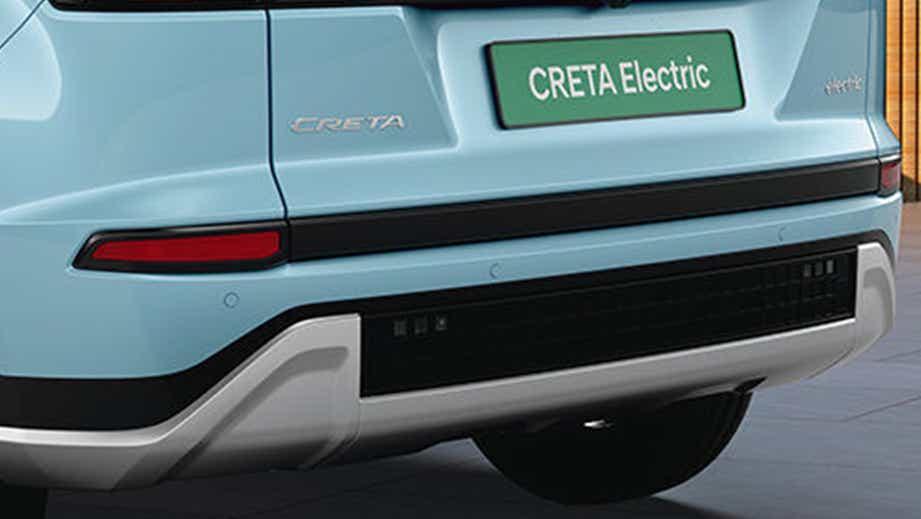 rear view of a Hyundai Creta Electric