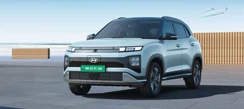 front three-quarter of a Hyundai Creta Electric