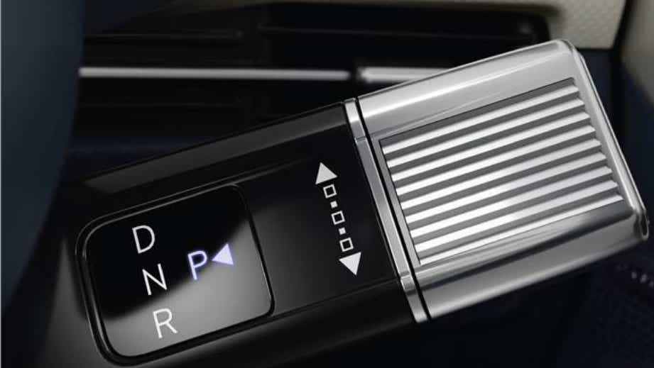 Gear selector close-up of a Hyundai Creta Electric