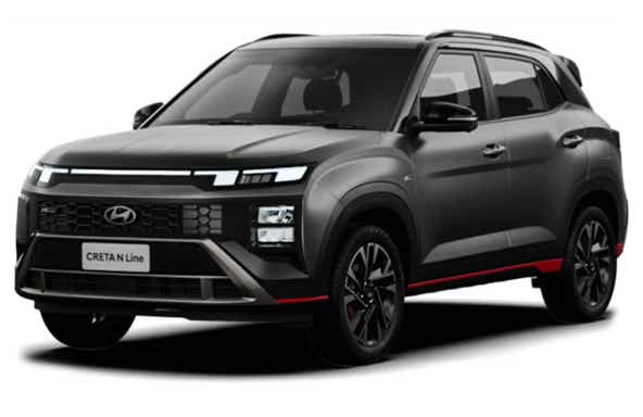 front three-quarter of a Hyundai Creta N Line