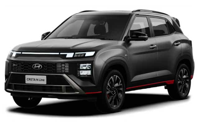 front three-quarter of a Hyundai Creta N Line