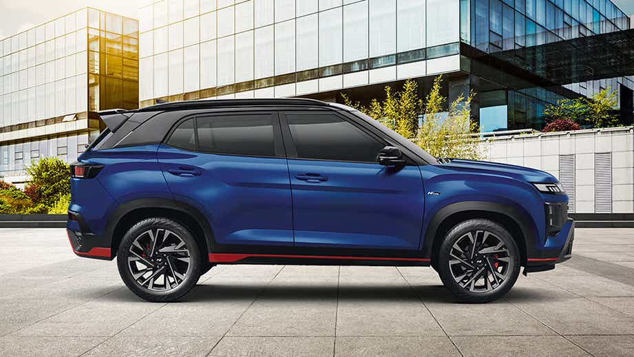 side view of a Hyundai Creta N Line