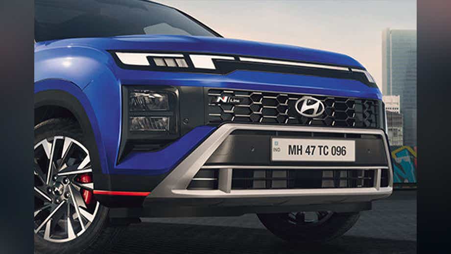 Front view of a Hyundai Creta N Line