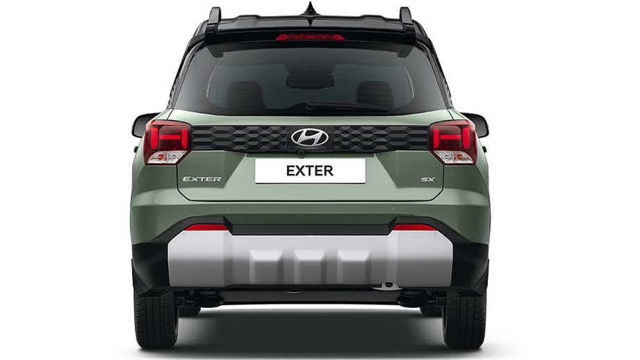 rear view of a Hyundai Exter